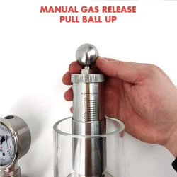 Kegland - TC 1,5" Horizontal Spunding-Ventil og trykmler