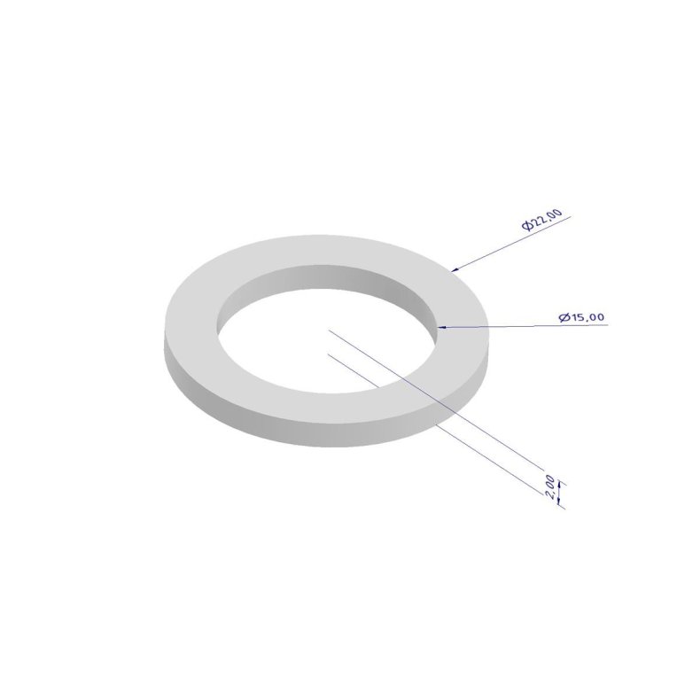 Brewtools Gasket, 27x16x2.5mm, 2 pcs For Glykol chiller fittings