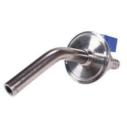 1,5 Tri-Clamp tappehane med bne/lukke arm