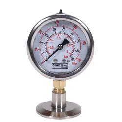 Tri clamp TC 1,5" Manometer 0-3 Bar