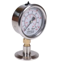 Tri clamp TC 1,5" Manometer 0-3 Bar