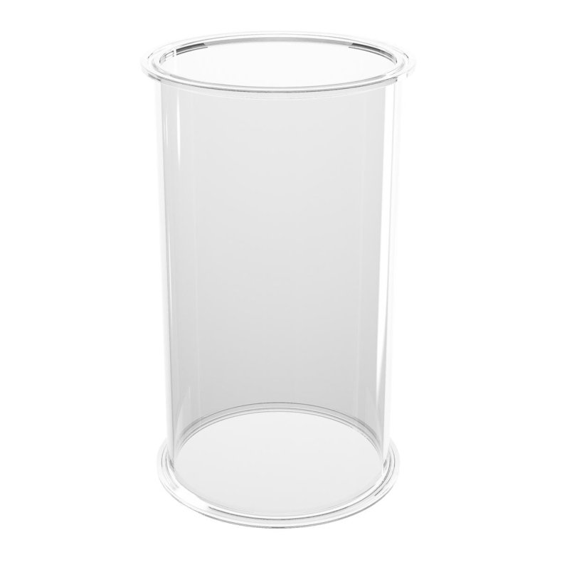 Brewtools Poly TC Pipe 4" L: 200 mm Transparant Polycarbonat rør