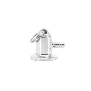 Brewtools TC34mm Pull-type PRV, 7mm barb Manual PRV with hose barb