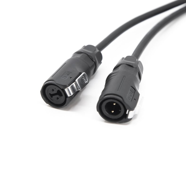 Cable, LP12-2-pin, 1m For solenoids, pumps etc.