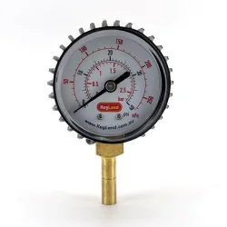 Kegland - Manometer til Pushfit 8mm (5/16"), 0-40 psi (0-2,5 bar)