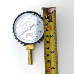 Kegland - Manometer til Pushfit 8mm (5/16"), 0-40 psi (0-2,5 bar)