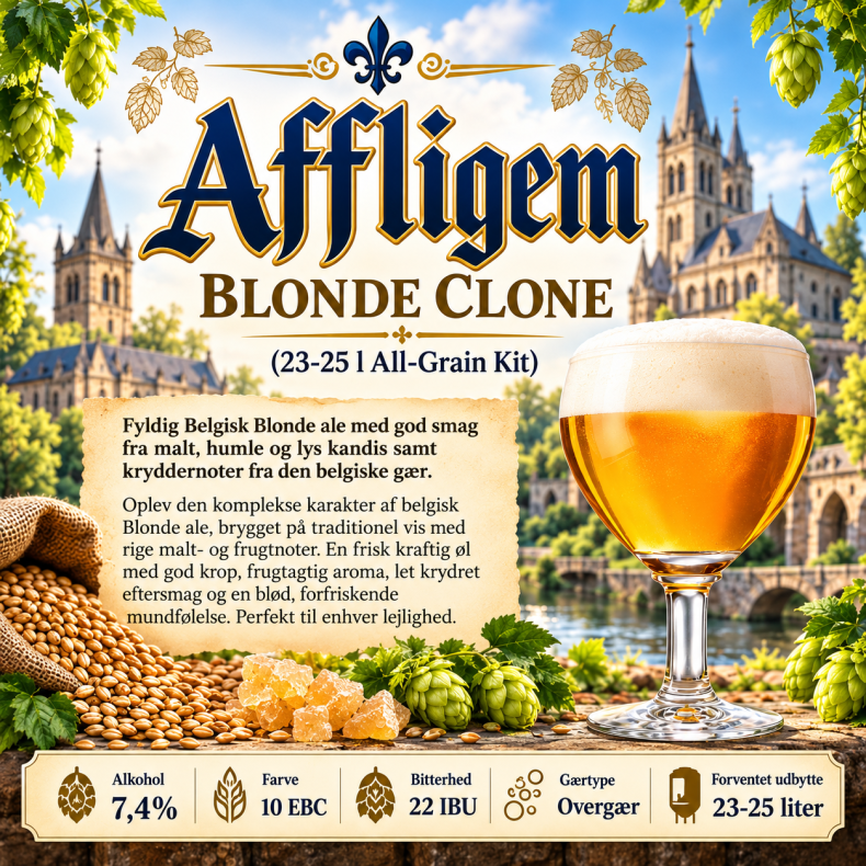 Affligem Blonde Clone (23-25 l All-Grain Kit)