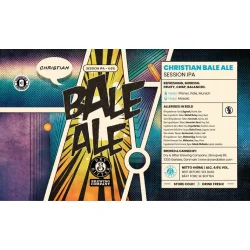 Christian Bale Ale, 4,6% Session IPA, 44 cl Dry And Bitter