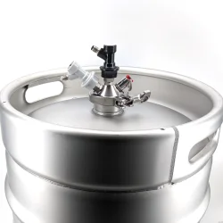 Kegland - Ball Lock Tapping Head to 2" Tri Clover (Commercial Keg Adaptor)