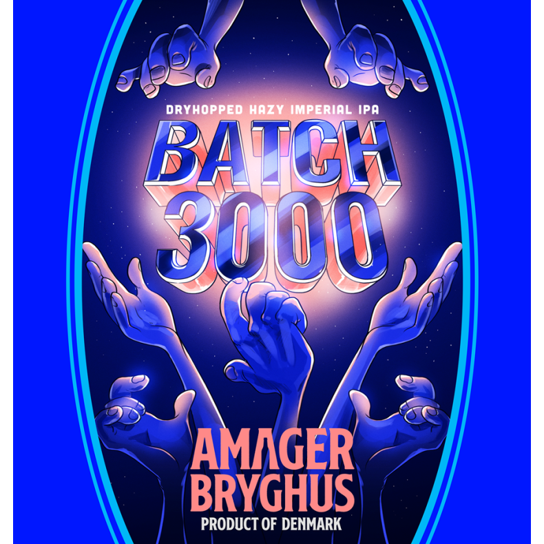 Batch 3000, Dryhopped Hazy Imperial IPA, Amager Bryghus