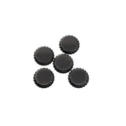 Kapsel Sort 26 mm, 100 stk.