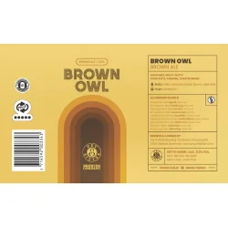 Brown Owl, 5,2% Brown Ale, 44 cl Dry And Bitter