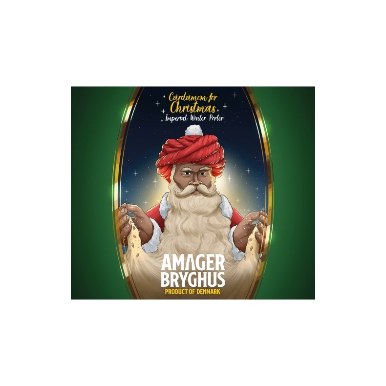 Cardamom For Christmas, 8,5% Imperial Winter Porter, 44 cl. Amager Bryghus - Julel