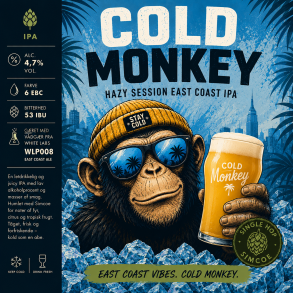 Cold Monkey, Hazy Session IPA (23-25 l All-Grain Kit)