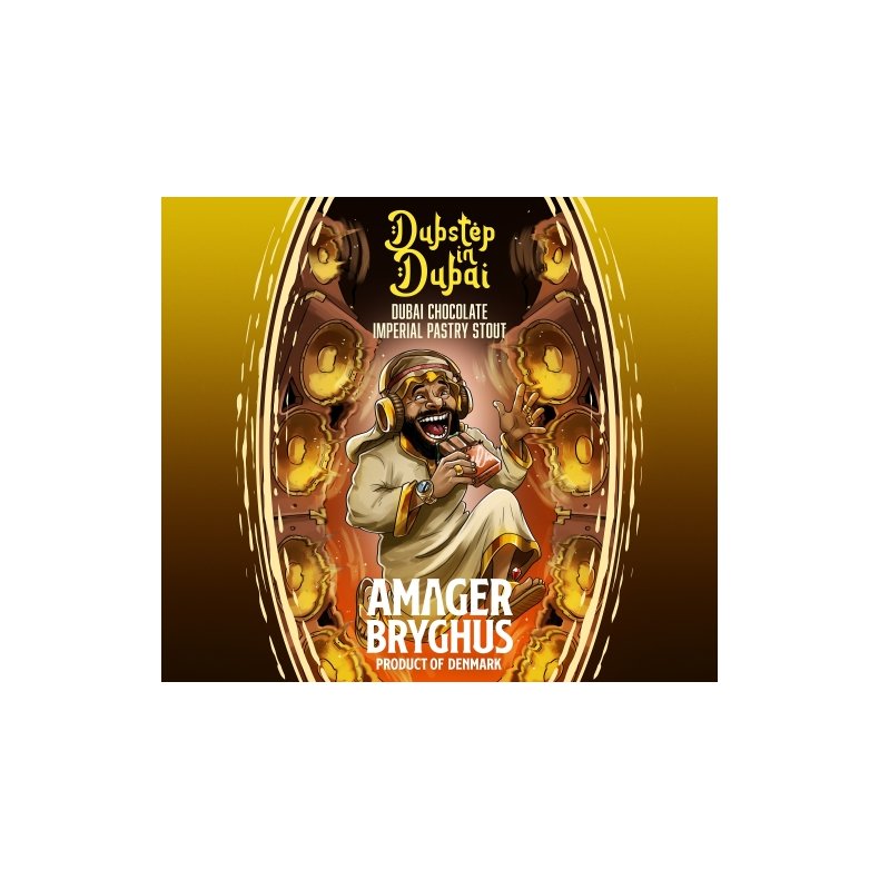 Dubstep in Dubai, 11% Pastry Stout, 44 cl. Amager Bryghus