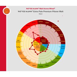 Extra Pale Premium Pilsner malt - Weyermann, ebc 2 - 3,5, pr. 100 g.