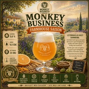 Monkey Business Farmhouse Saison (23-25 l All-Grain Kit)