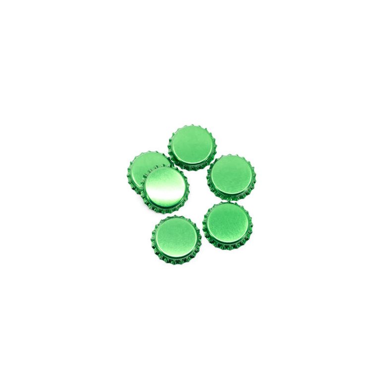 Kapsel Grn Blank 26 mm, 100 stk.