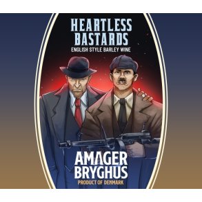 Heartless Bastards, 9,5% Barleywine, Amager Bryghus, 44 cl