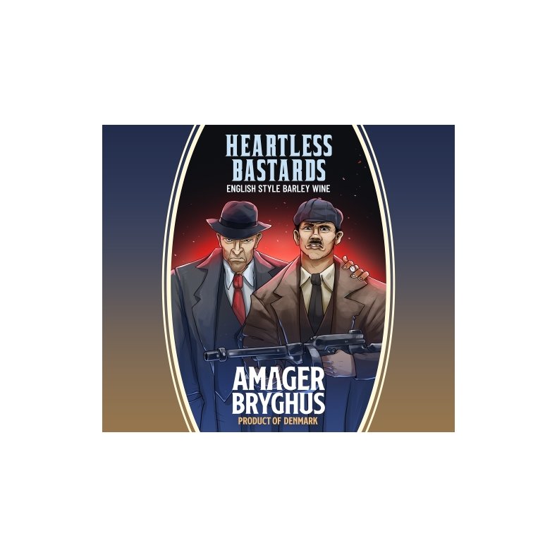 Heartless Bastards, 9,5% Barleywine, Amager Bryghus, 44 cl