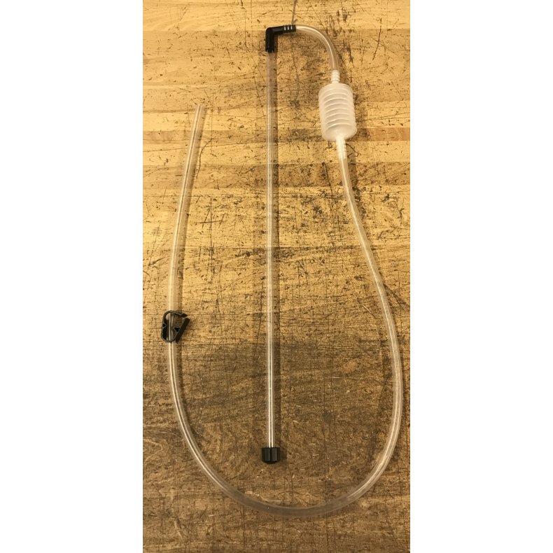 Hvert med pumpe (60 cm lang m. 1,5 m slange)
