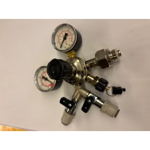 Oxy Turbo - CO2 Regulator, 2 udgange (3/8