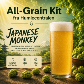 Japanese Monkey, �kologisk NZ Pilsner (23-25 l All-Grain Kit)