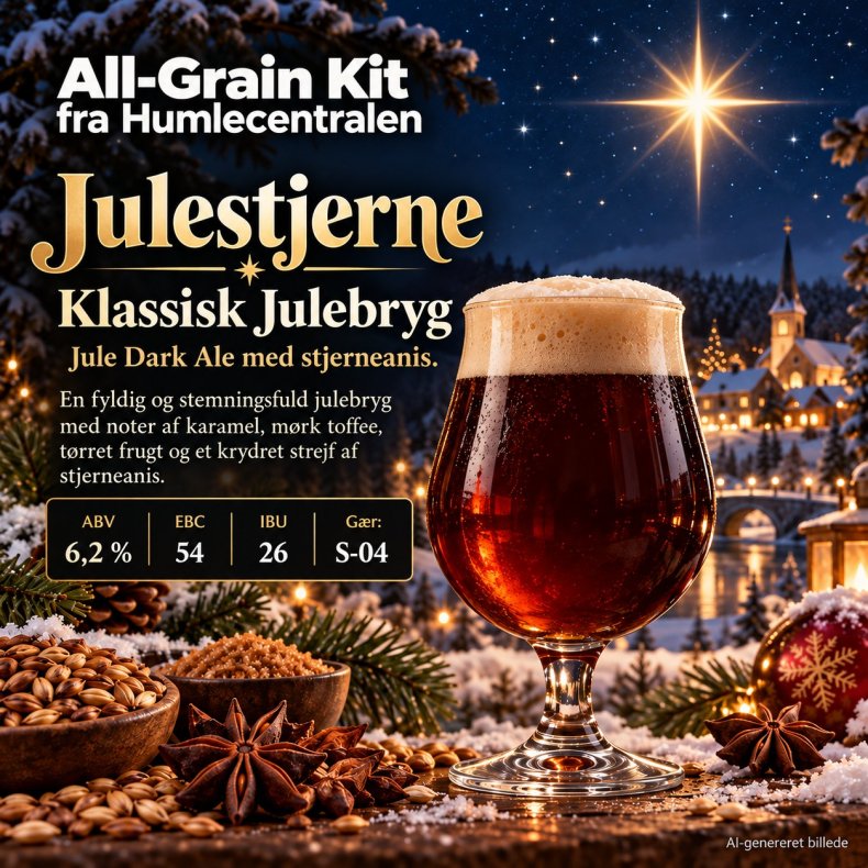 Julestjerne - Julebryg 2021 (23-25 l All-Grain Kit)