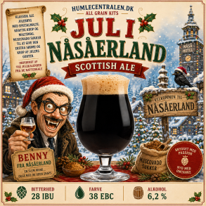Jul i N�s�erland, Scottish Ale Julebryg 2022 (23-25 l All-Grain Kit)