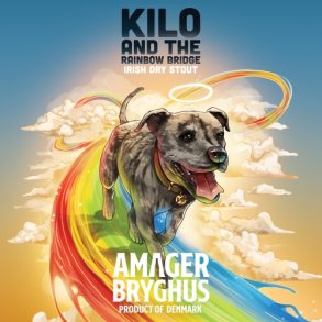 Kilo & the Rainbow Bridge, 4,2% Irish Dry Stout, 44 cl. Amager Bryghus