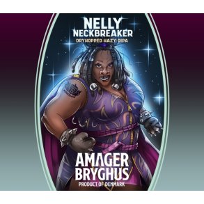 Nelly Neckbreaker, 8,5% DH Hazy IPA, 44cl Amager Bryghus