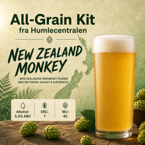 New Zealand Monkey, NZ Pilsner (23-25 l All-Grain Kit)