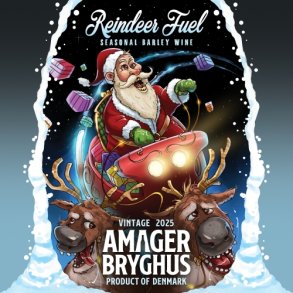 Reindeer Fuel 2025, 10% Seasonal Barley Wine, 44 cl. Amager Bryghus - Julel
