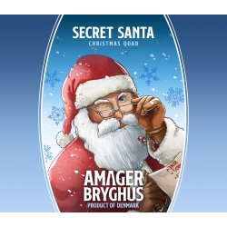 Secret Santa, 10,5% Christmas Quad, 44 cl. Amager Bryghus - Julel