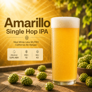 Single Hop IPA - Amarillo (23-25 l All-Grain Kit)