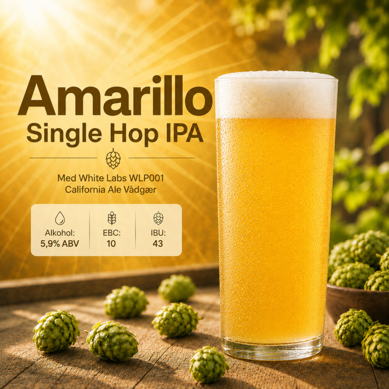 Single Hop IPA - Amarillo (23-25 l All-Grain Kit)