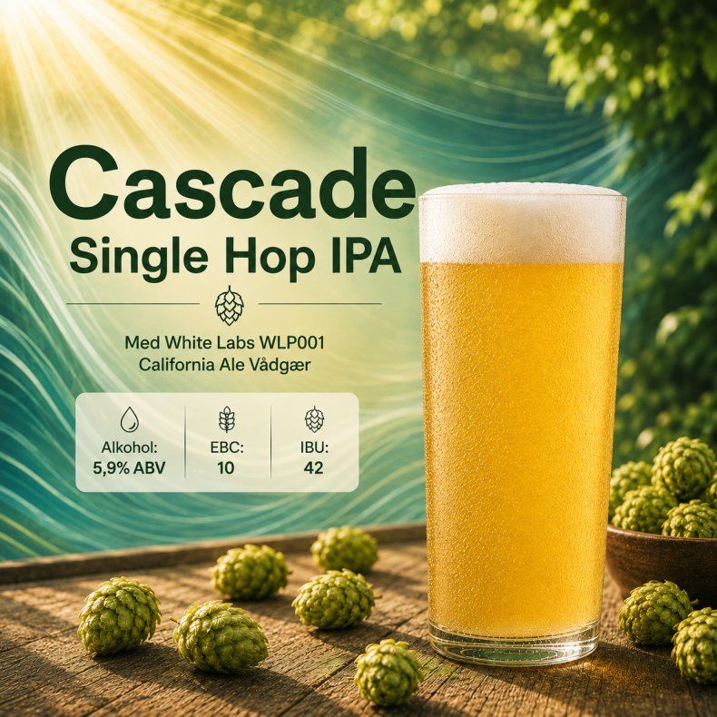 Single Hop IPA - Cascade (23-25 l All-Grain Kit)