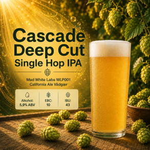 Single Hop IPA - Cascade Deep Cut� (23-25 l All-Grain Kit)