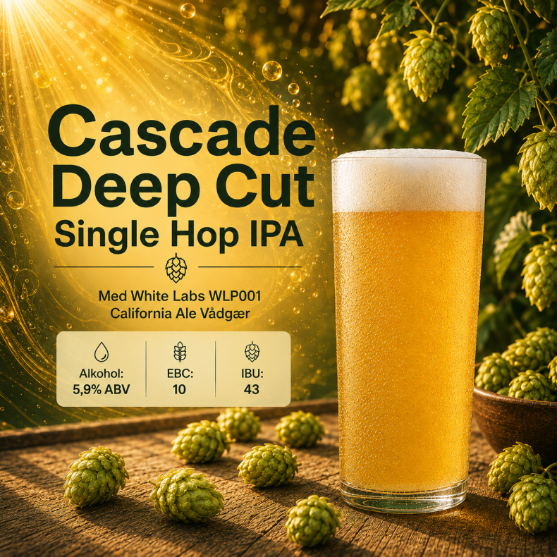 Single Hop IPA - Cascade Deep Cut� (23-25 l All-Grain Kit)