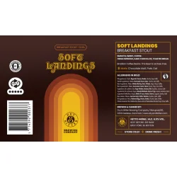 Soft Landings, 6,5% Breakfast Stout, 44 cl Dry And Bitter