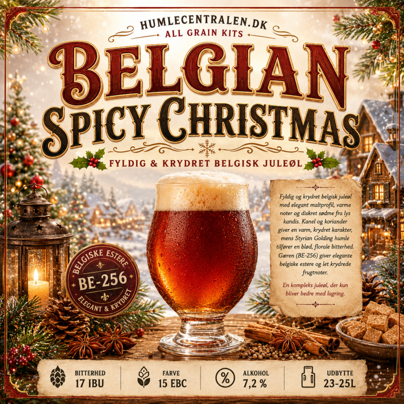 Belgian Spicy Christmas - Julebryg 2020 (23-25 l All-Grain Kit)