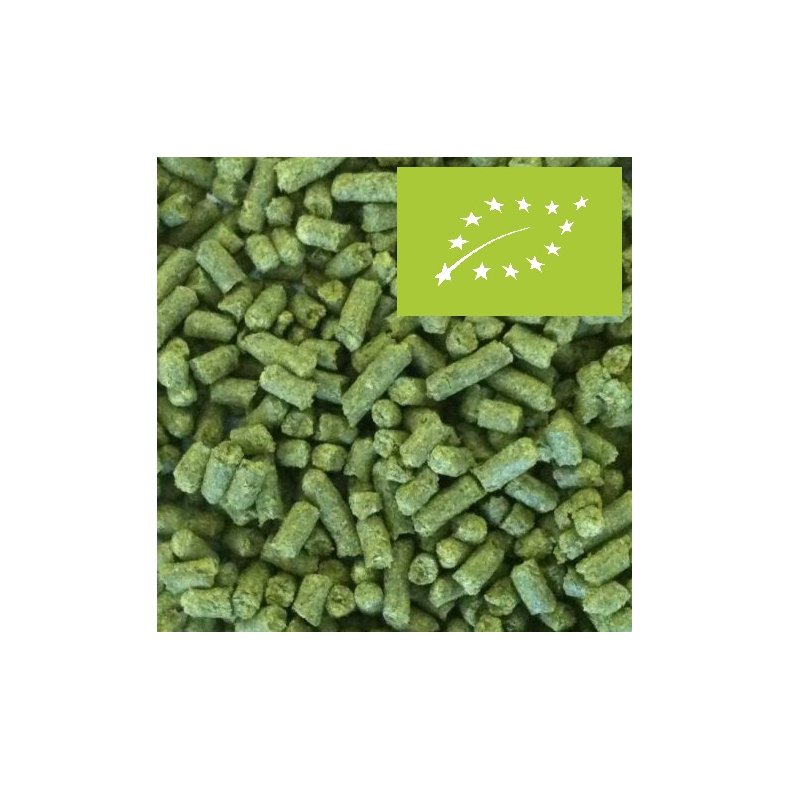 Willamette ES kologisk, 2024 pellets, alpha 5,8%, 100 g.