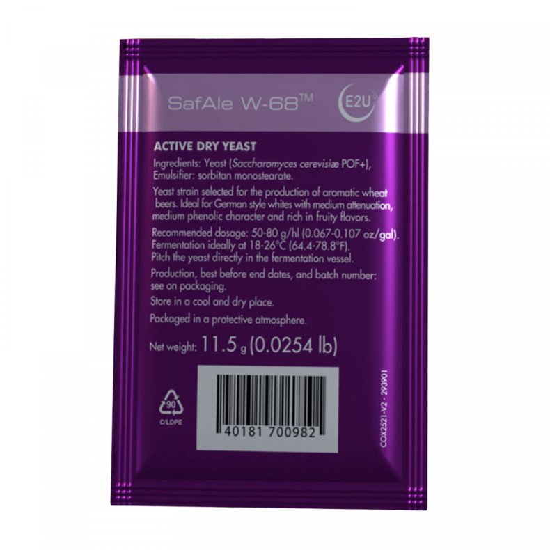 Fermentis - SafAle W-68, 11,5 g. trgr