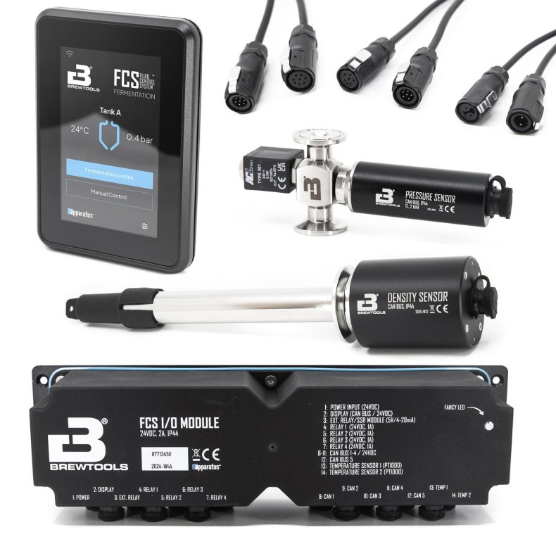 Brewtools - FCS Startpakke Unitank m/Density sensor Temp, Spunding, Density