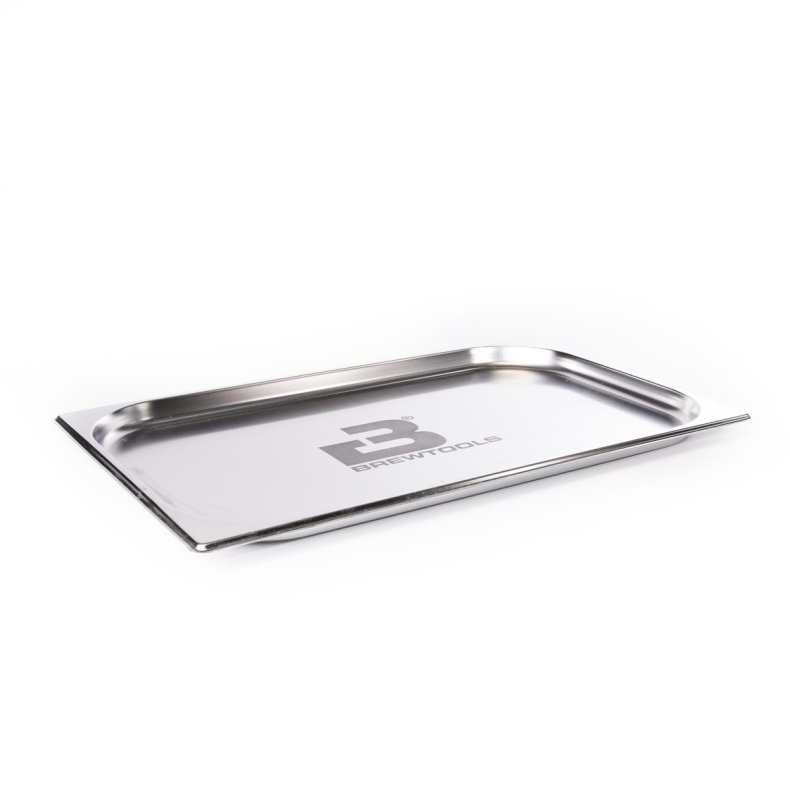 Brewtools opsamlingsbakke rustfrit stl 1/1, 530x325x20