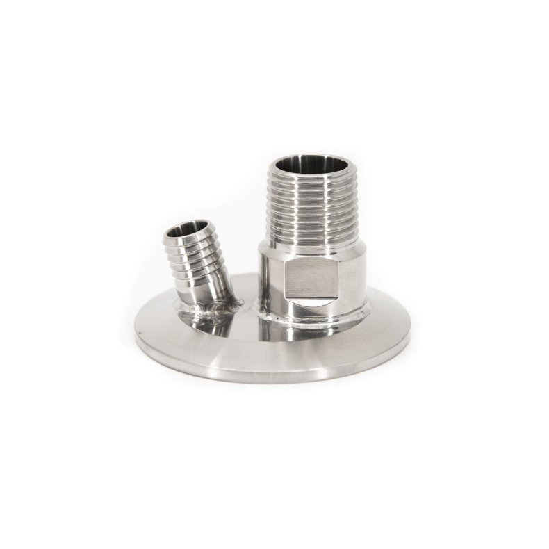 Brewtools - TC 2" to 1/2" M-NPT + 12mm barb