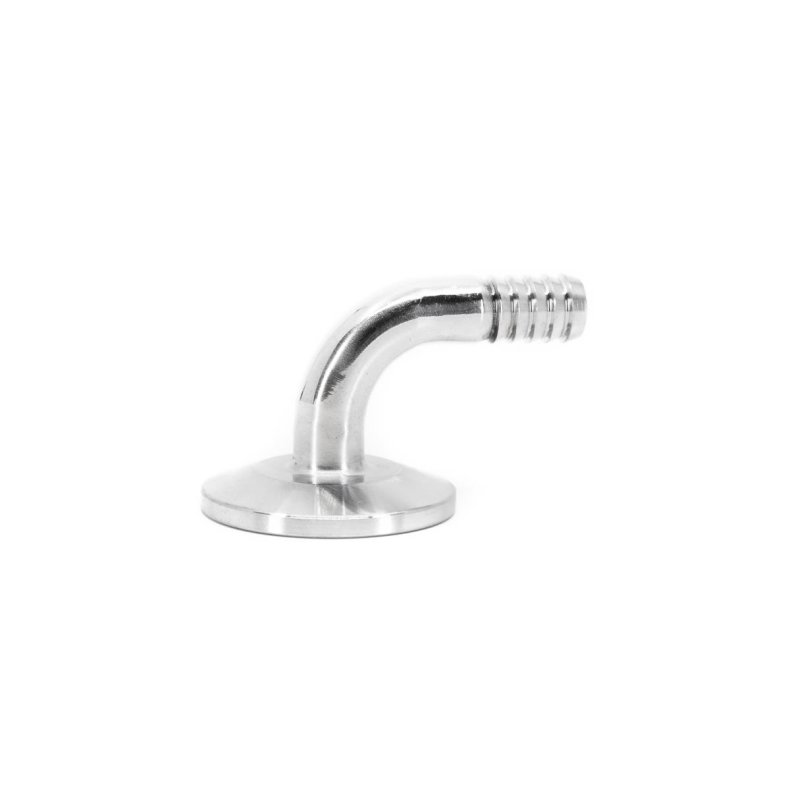 Brewtools TC 34mm Albue (Elbow) 90 til 10mm slangestuds 9,5mm (3/8")