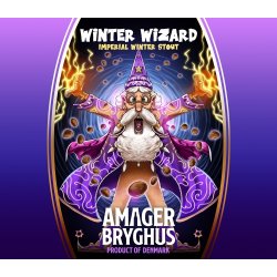 Winter Wizard, 12% Imperial Pastry Stout, 44 cl. Amager Bryghus - Julel