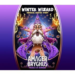 Winter Wizard, 12% Imperial Pastry Stout, 44 cl. Amager Bryghus - Julel