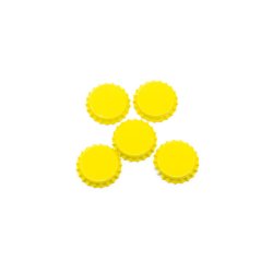 Kapsel Gul 26 mm, 100 stk.